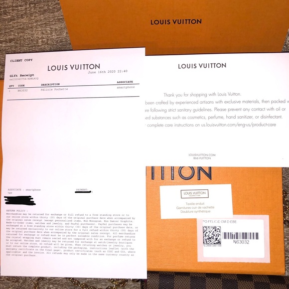 Louis Vuitton felicie pochette damier ebene - Picture 11 of 16